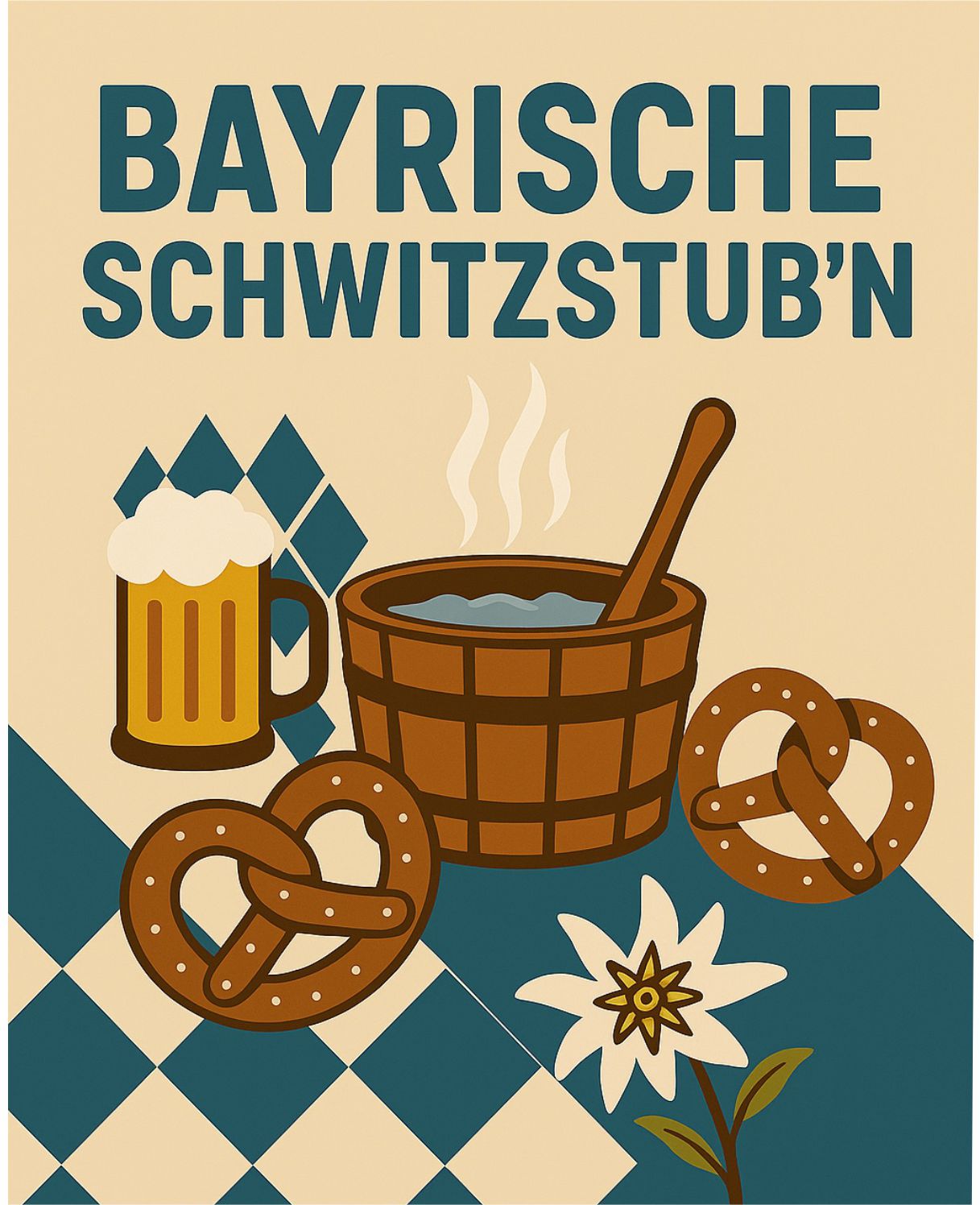 Plakat zur bayrischen SaunaNacht im Oktober