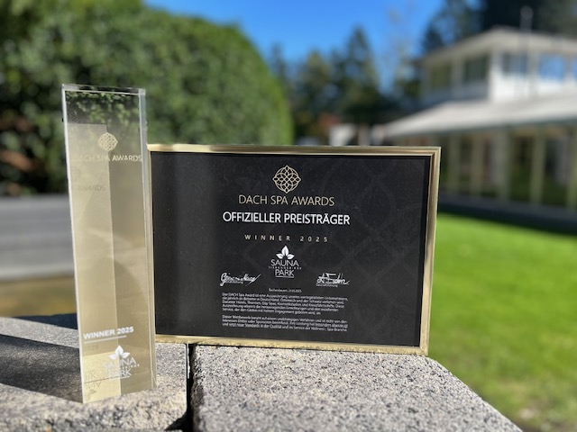 Saunapark Siebengebirge als Gewinner DACH Spa Award