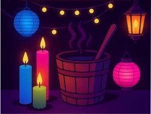 Mehr über den Artikel erfahren SaunaNacht am 8.11. „Hot Lights“